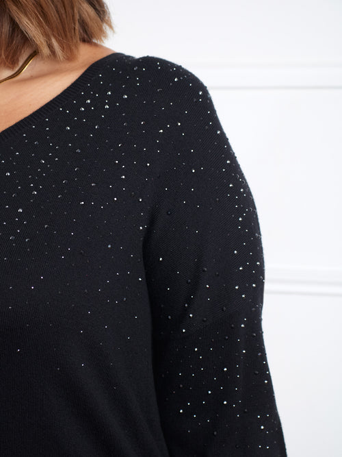 Black Sparkle Jumper