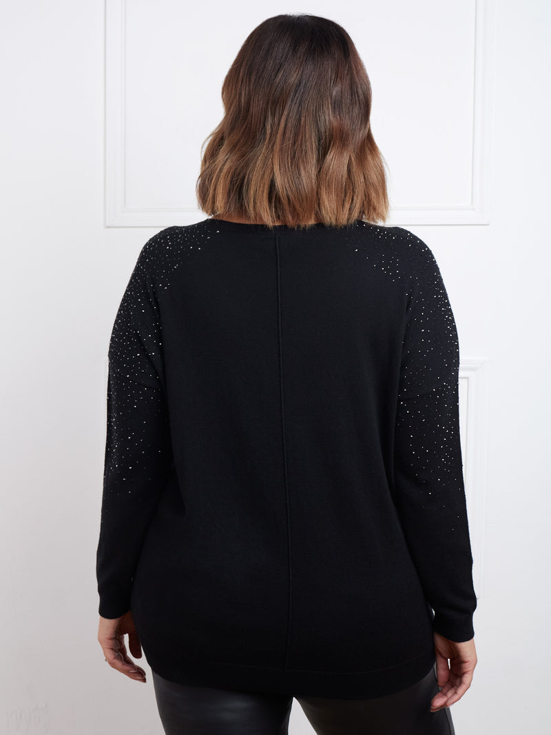 Black Sparkle Jumper