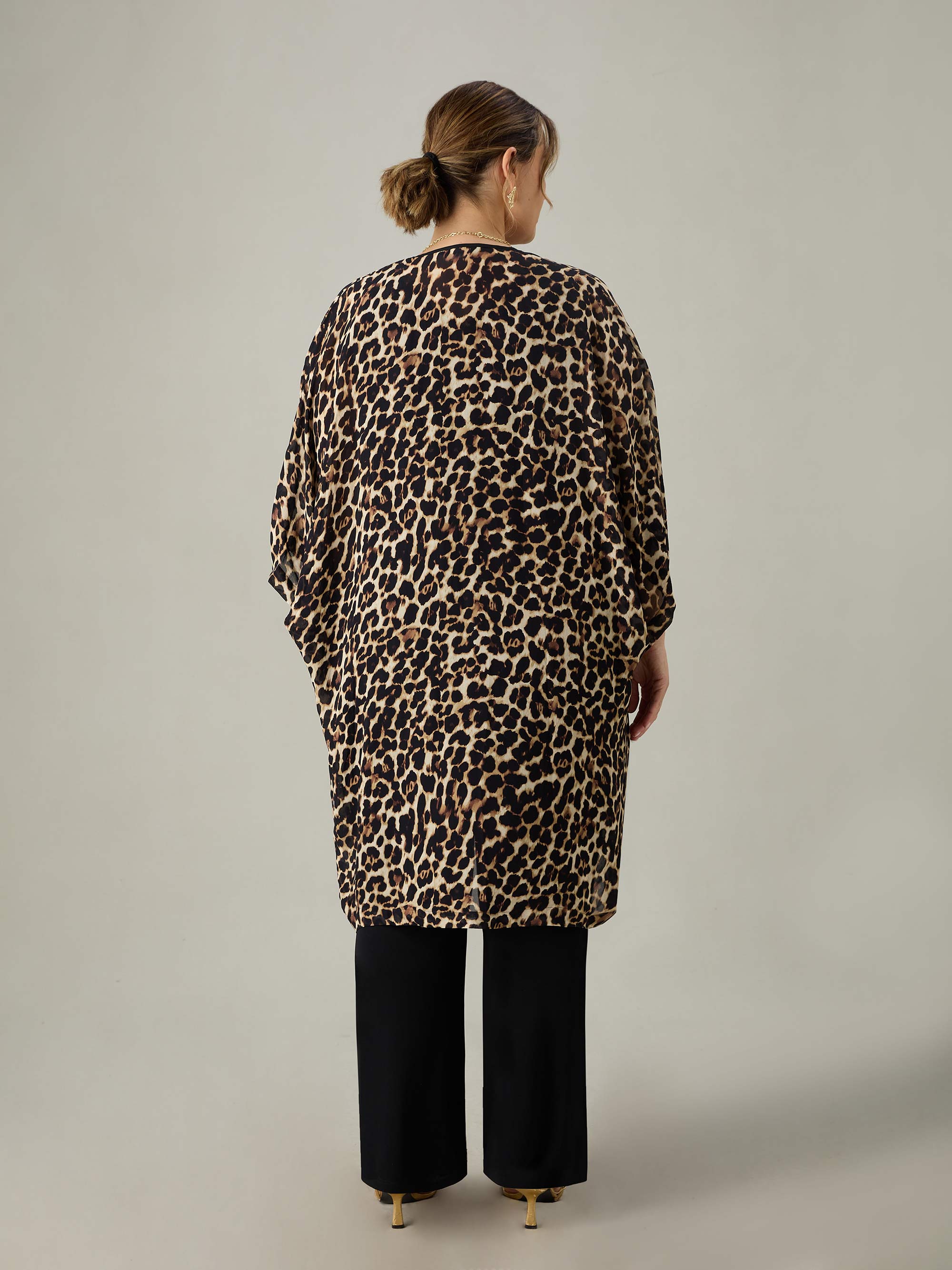 Leopard Print Kimono