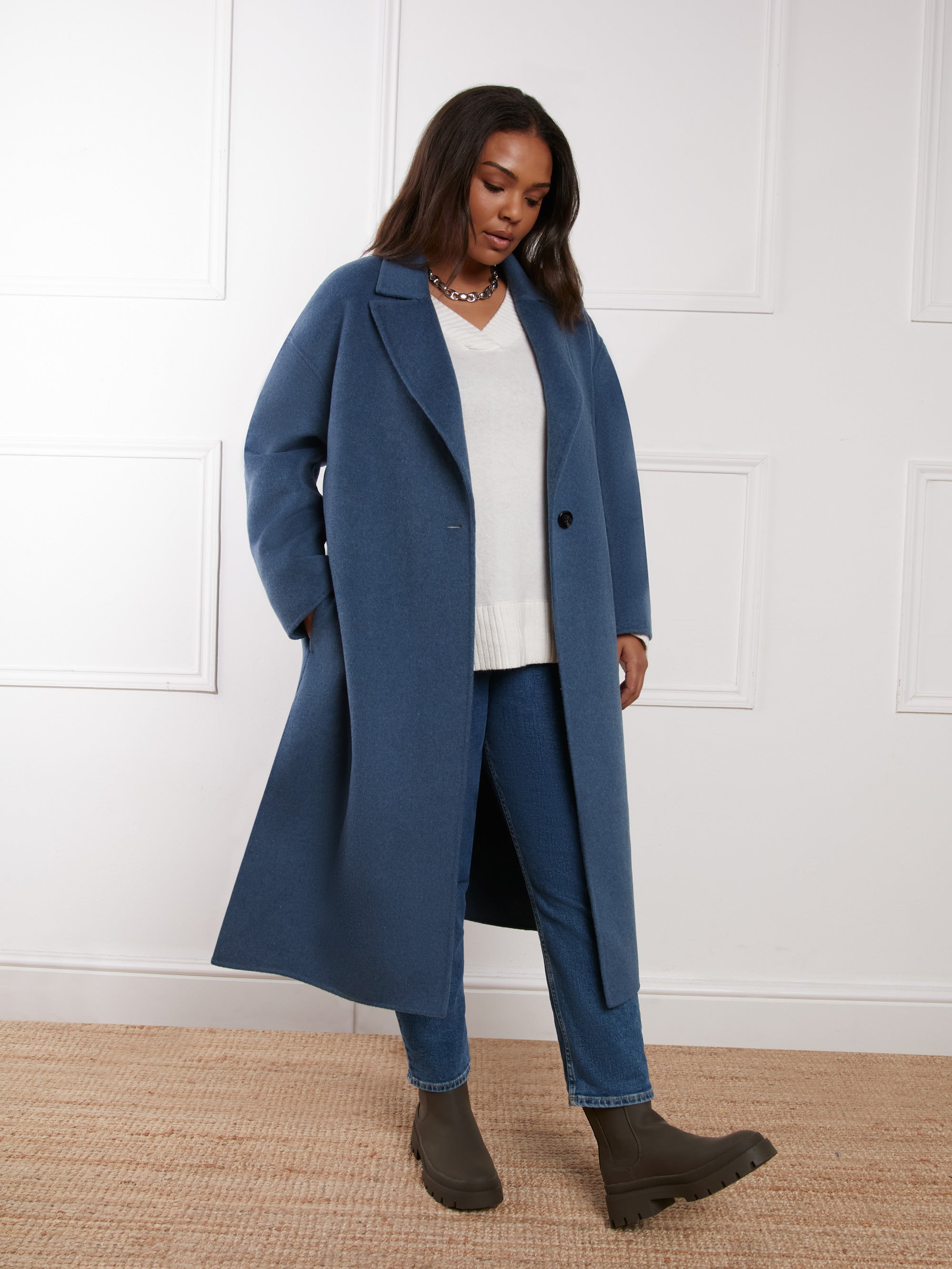 Blue coat wool best sale