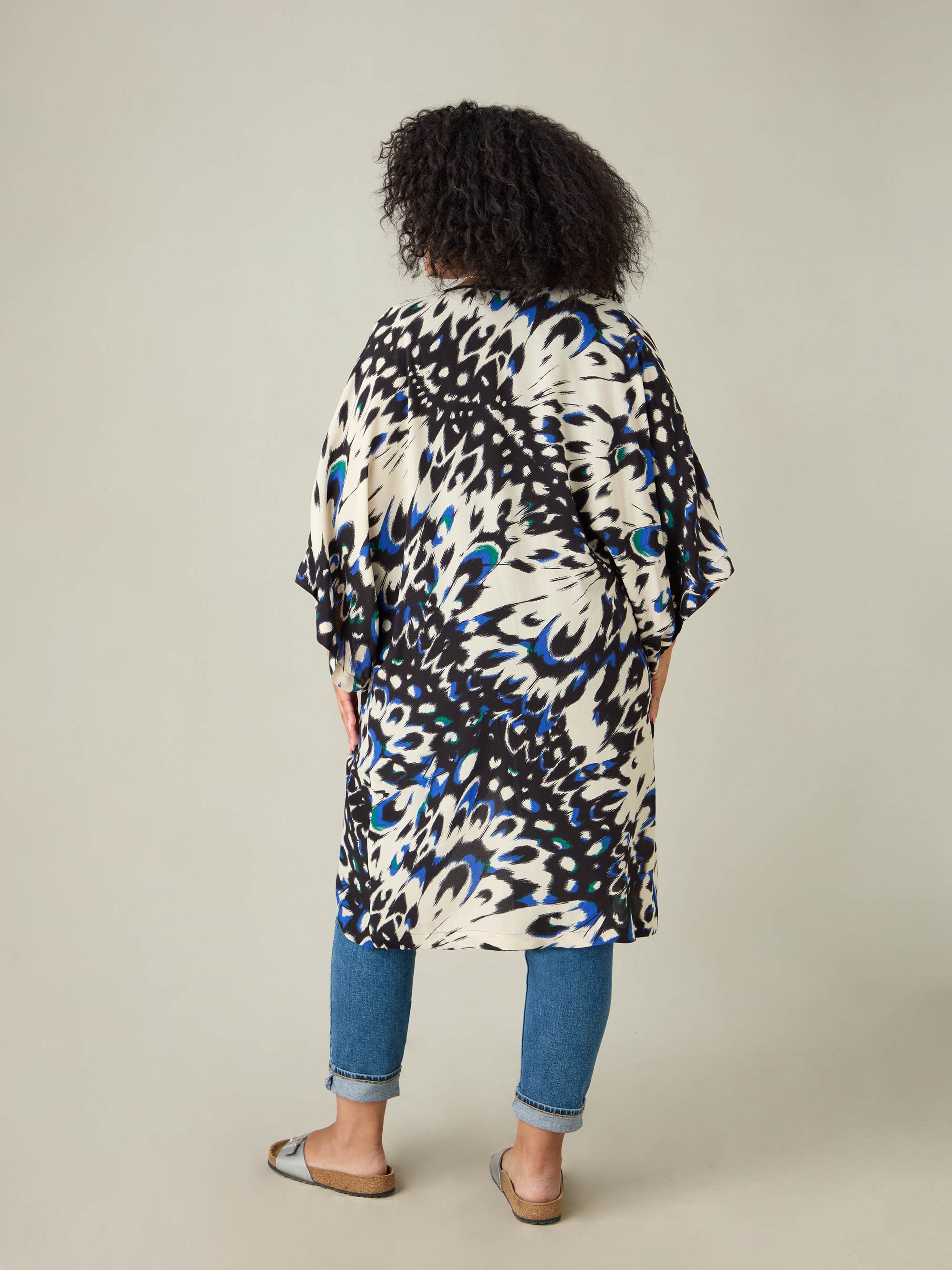 Butterfly Print Kimono