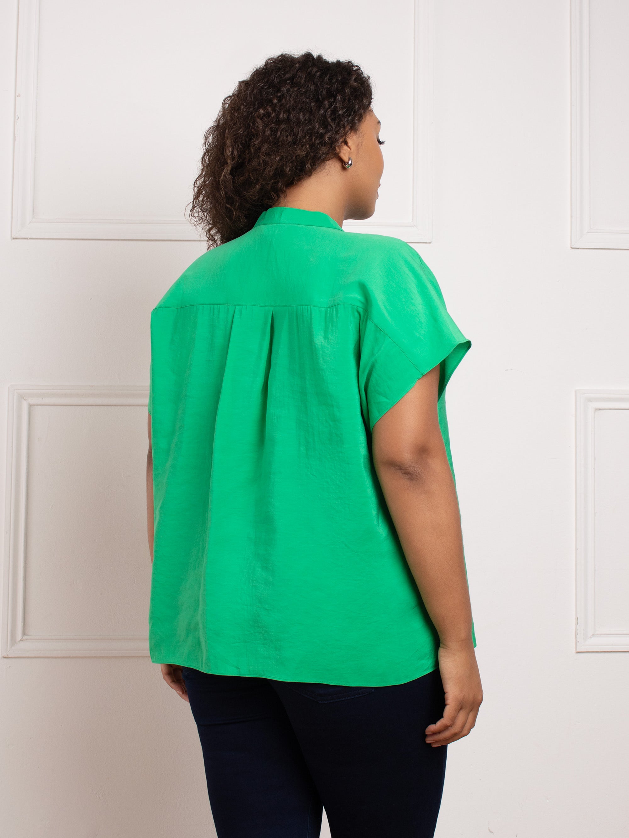 Green Highneck Top