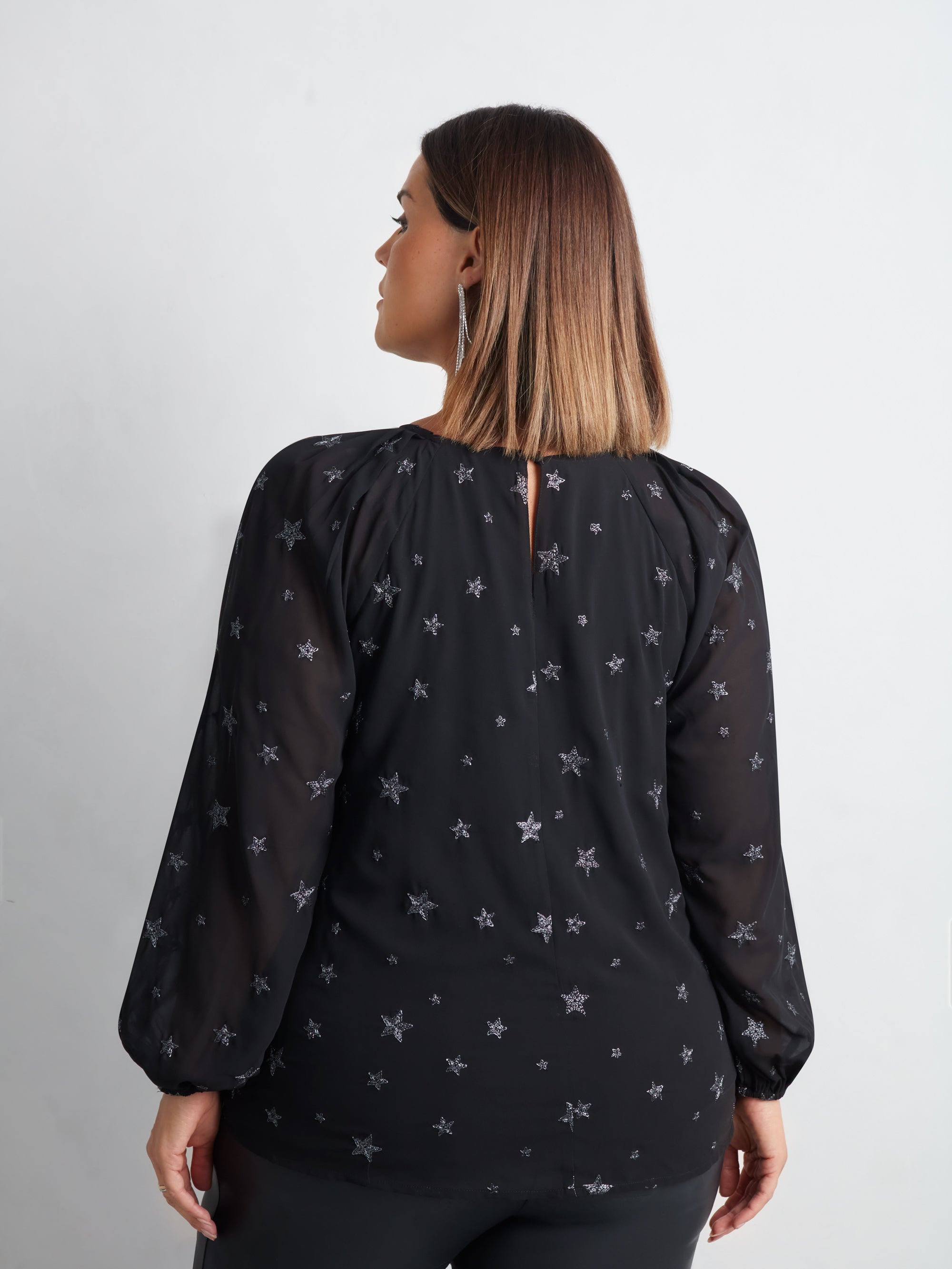 Star Embroidered Top