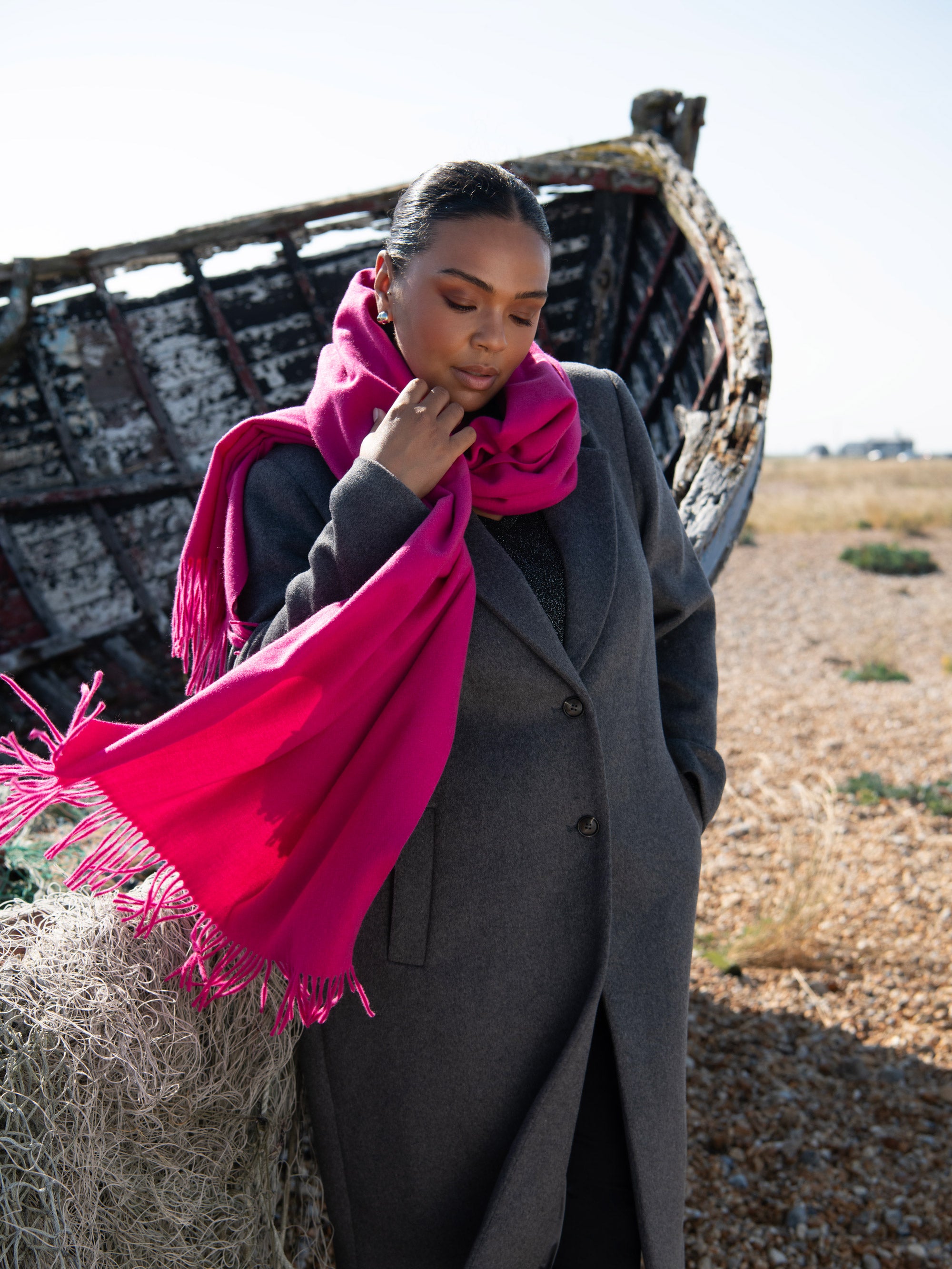 Pink Scarf