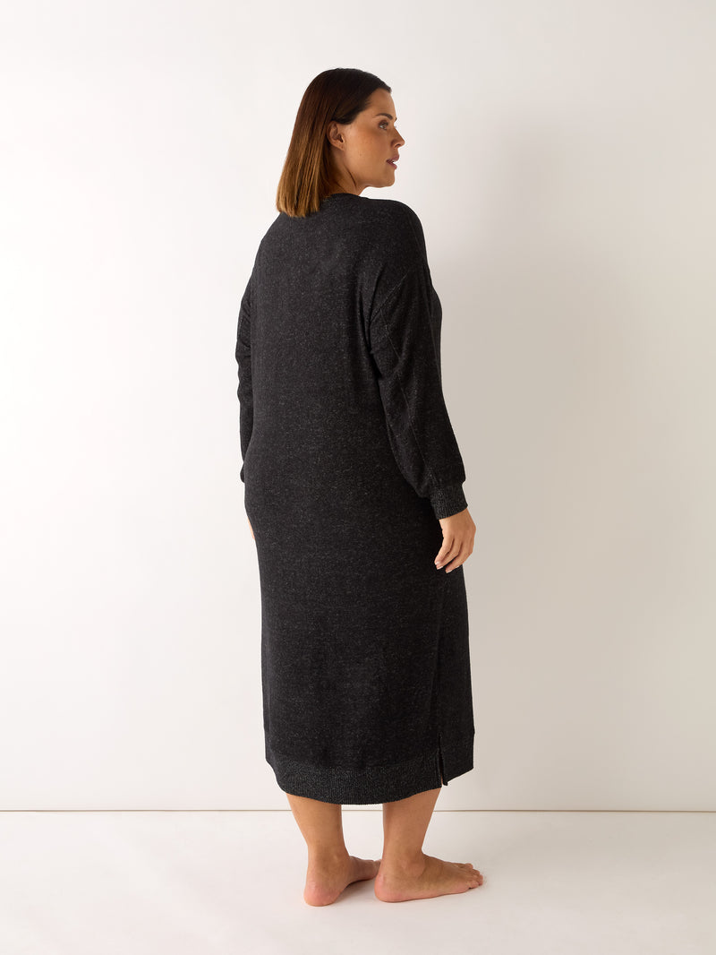 Grey Supersoft Midi Dress