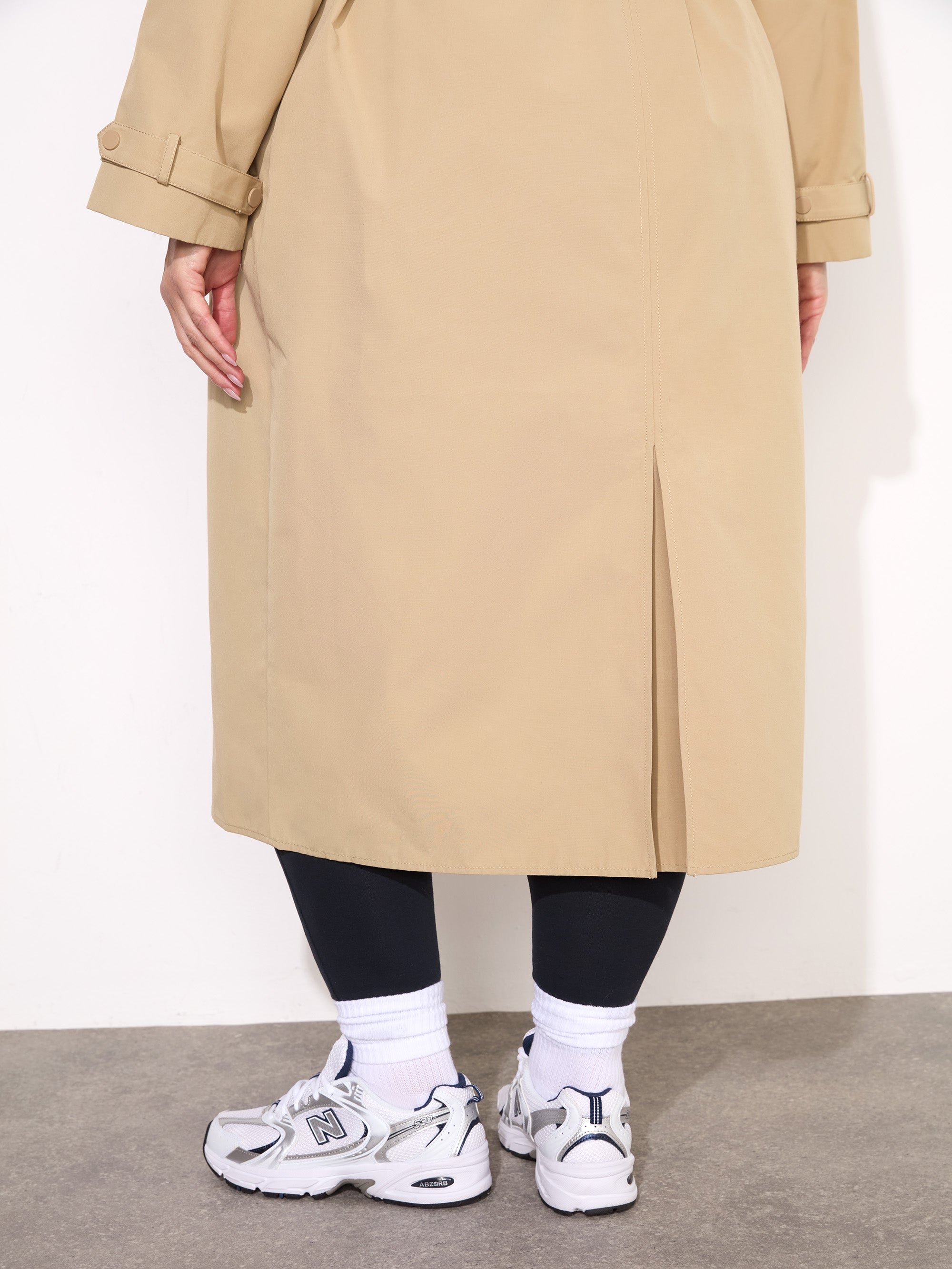 Neutral Classic Trench Coat