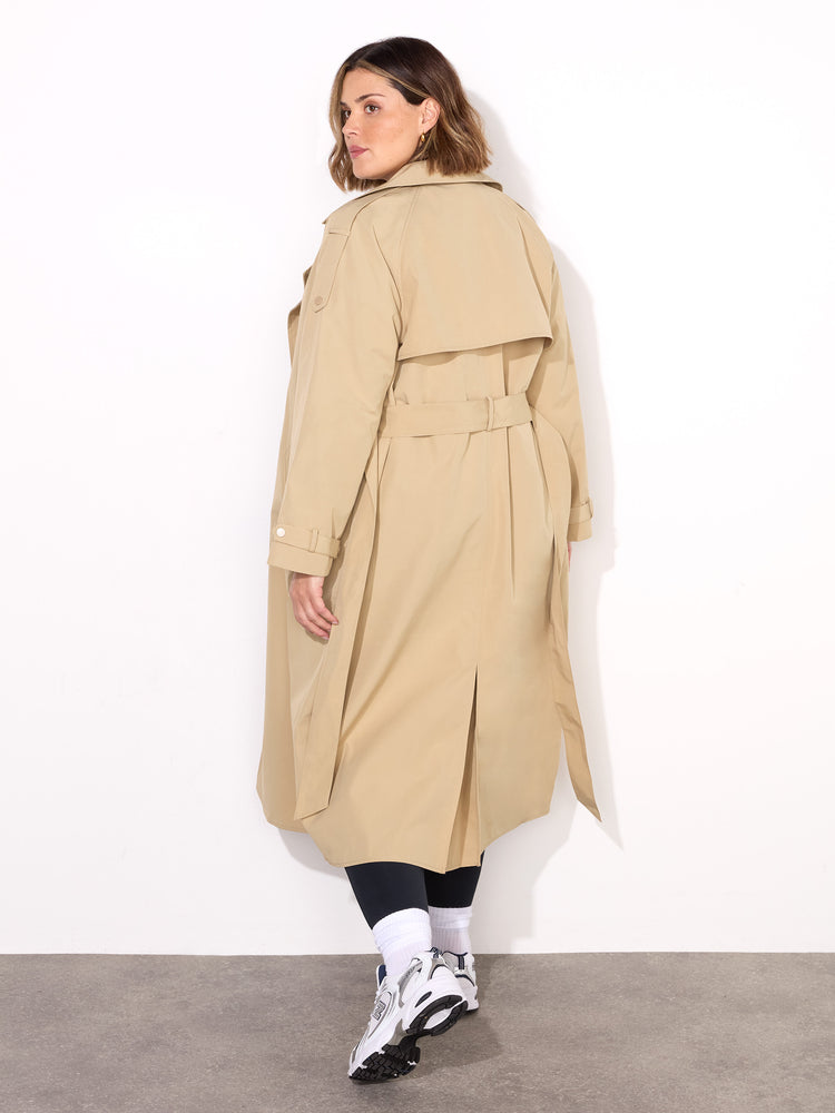 Neutral Classic Trench Coat