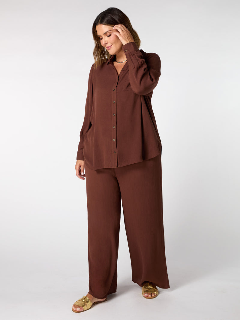 Chocolate Crinkle Shirt