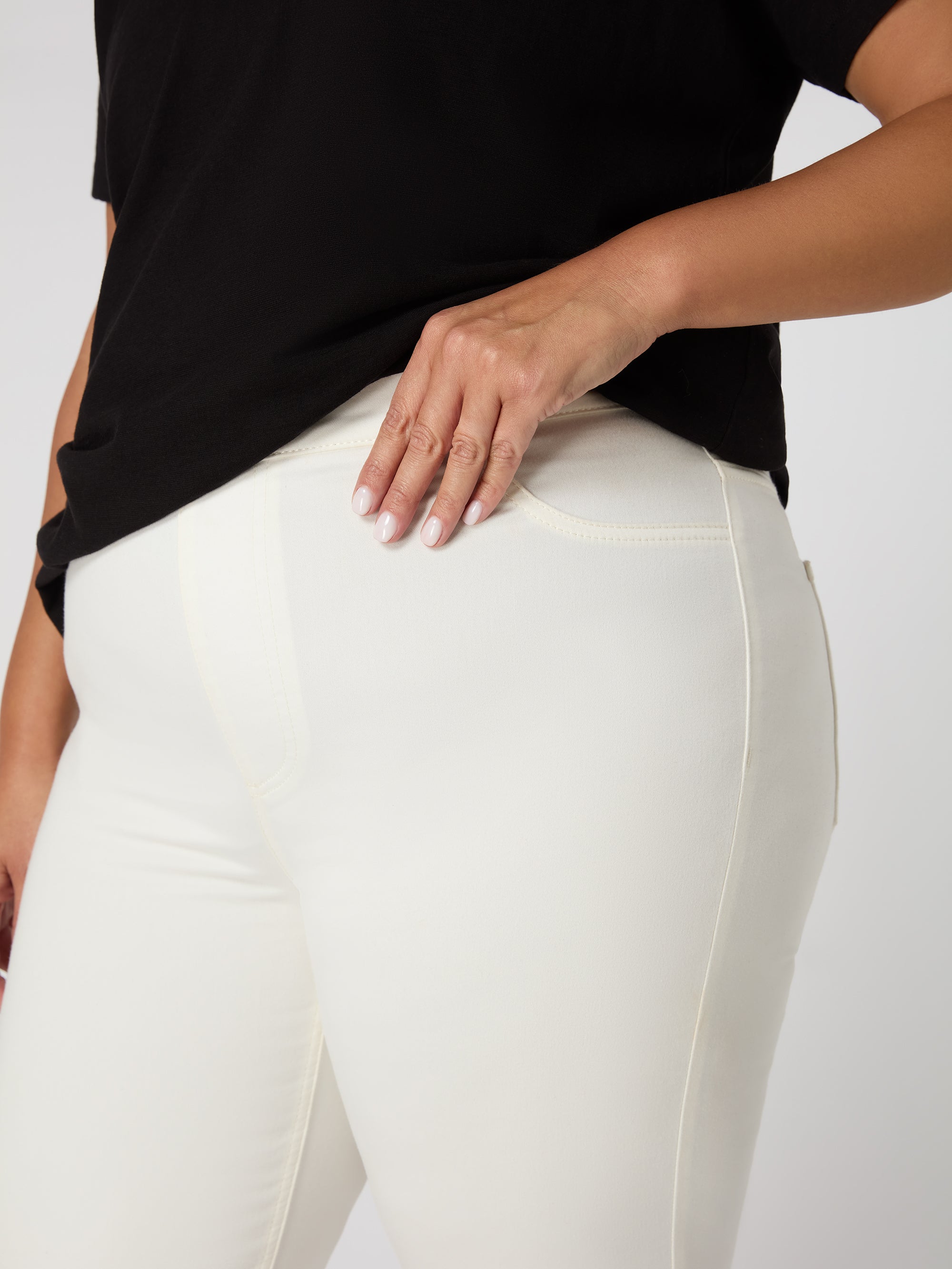 Ivory Cropped Jegging