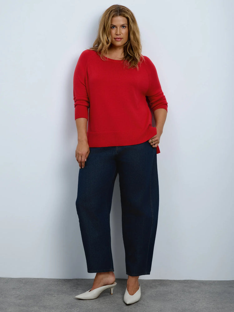 Red Cashmere Blend Jumper