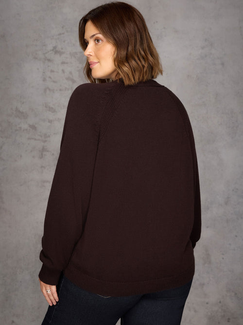 Black V-Neck Cardigan