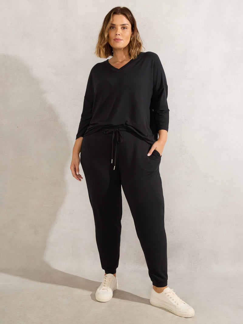 Black Lightweight Supersoft Jogger