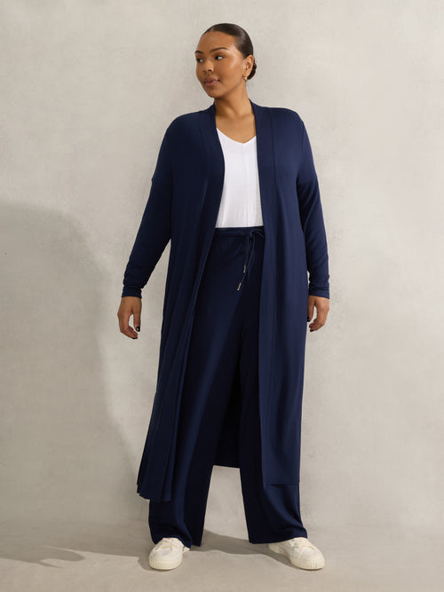 Navy Lightweight Supersoft Straight Leg Pant
