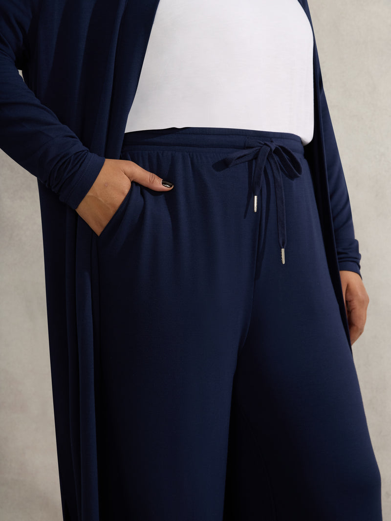 Navy Lightweight Supersoft Straight Leg Pant