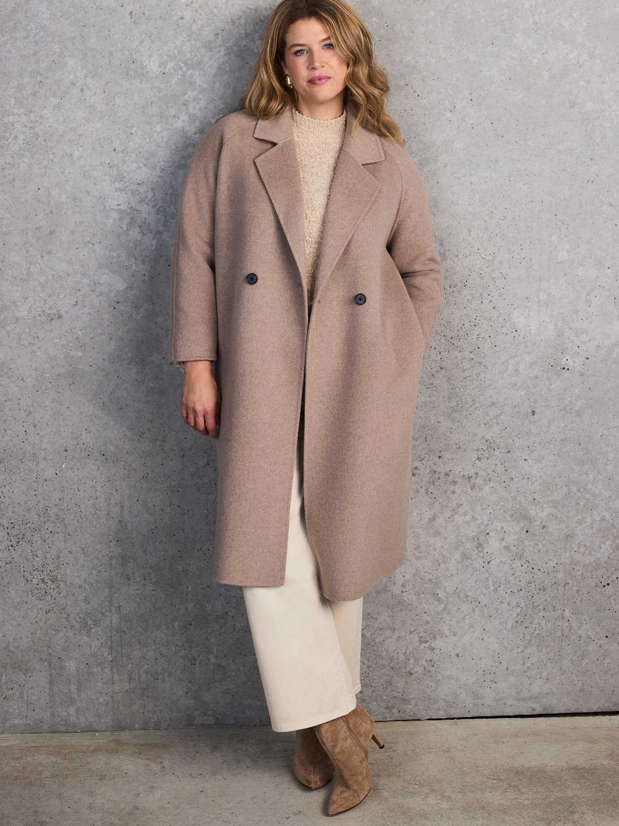 Oatmeal Double Faced Coat