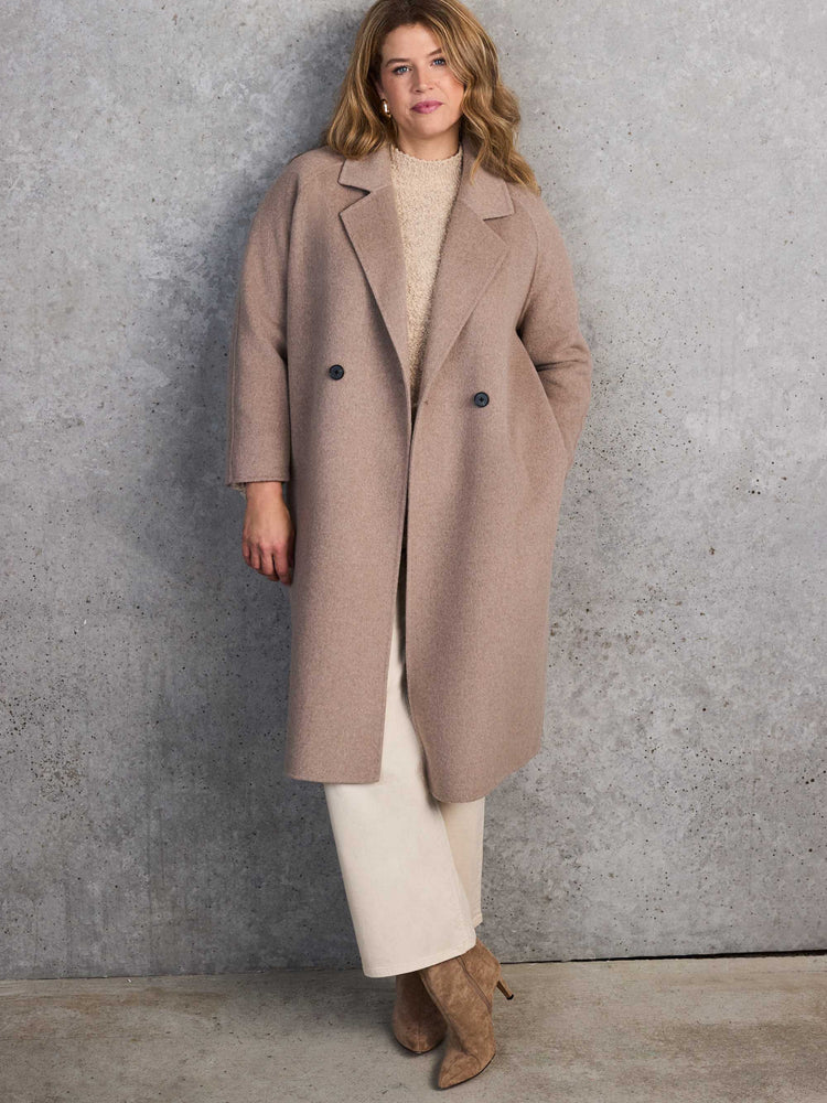 Oatmeal Double Faced Coat