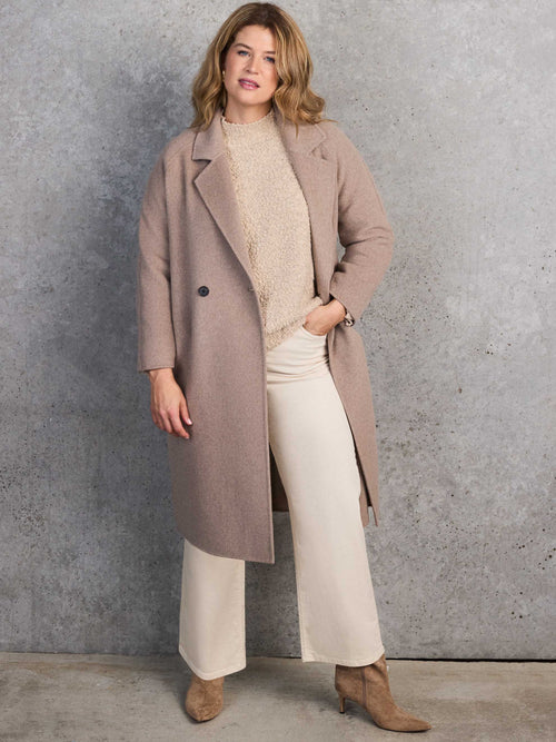 Oatmeal Double Faced Coat