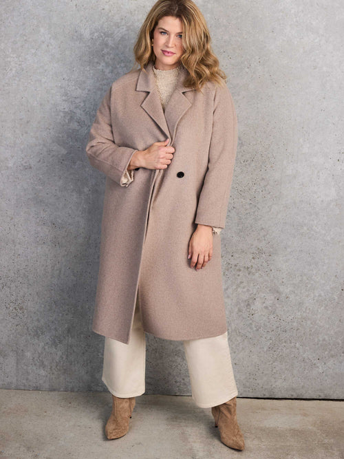 Oatmeal Double Faced Coat