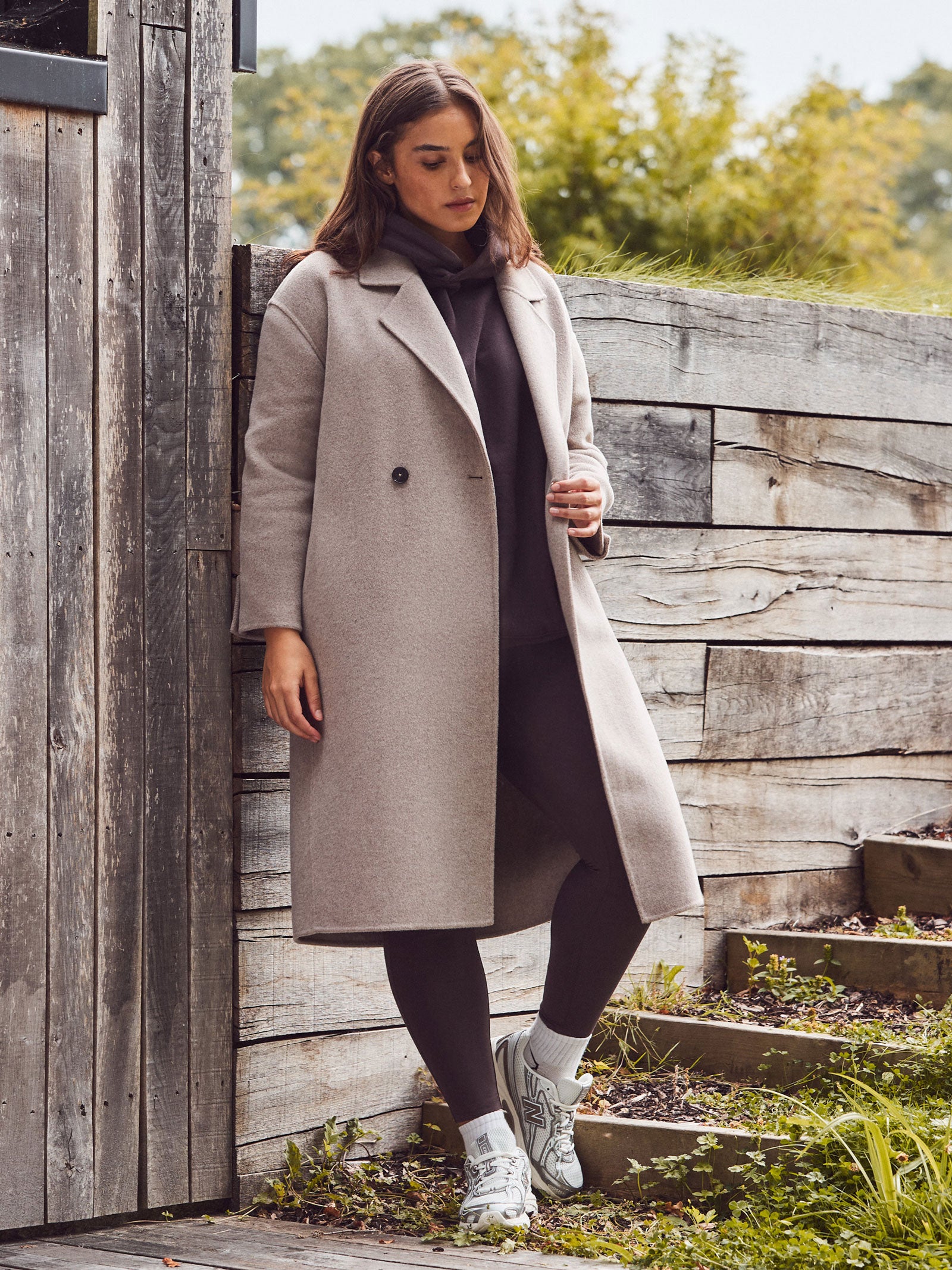 Oatmeal Double Faced Coat