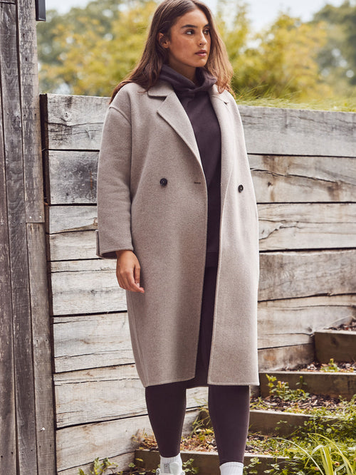 Oatmeal Double Faced Coat
