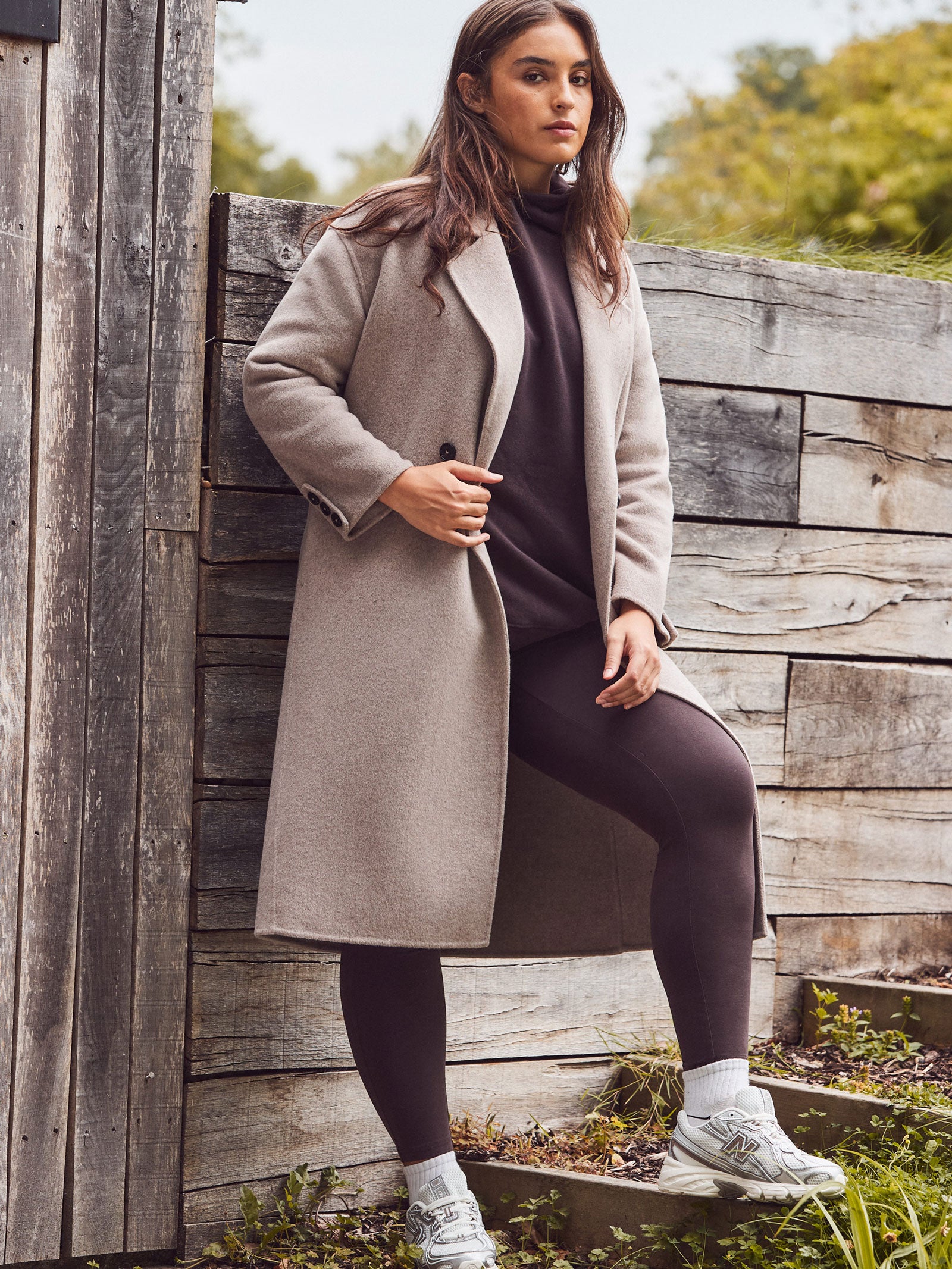 Oatmeal Double Faced Coat