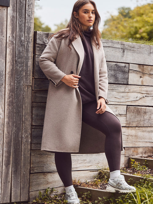Oatmeal Double Faced Coat