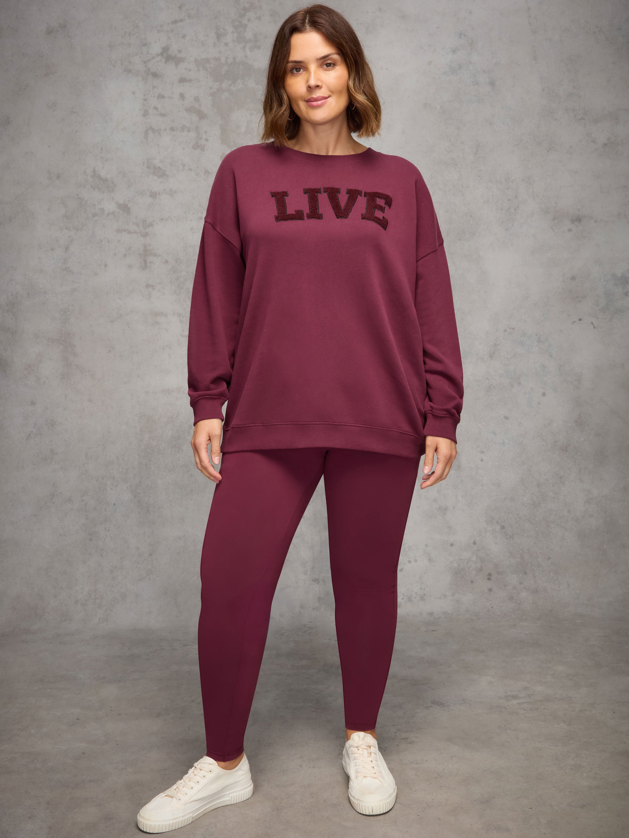 Burgundy Legging