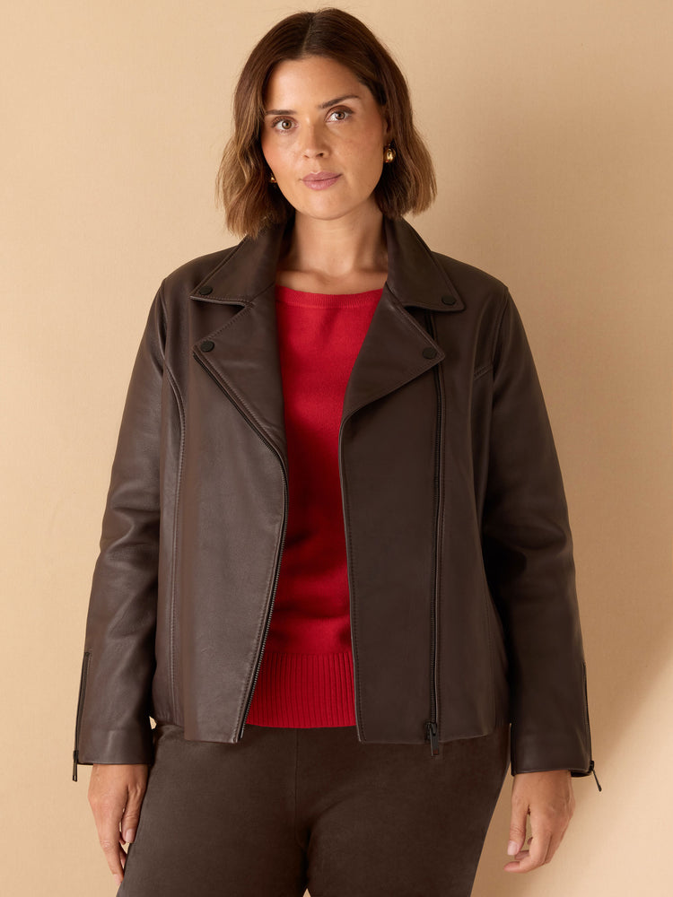 Chocolate Leather Jacket