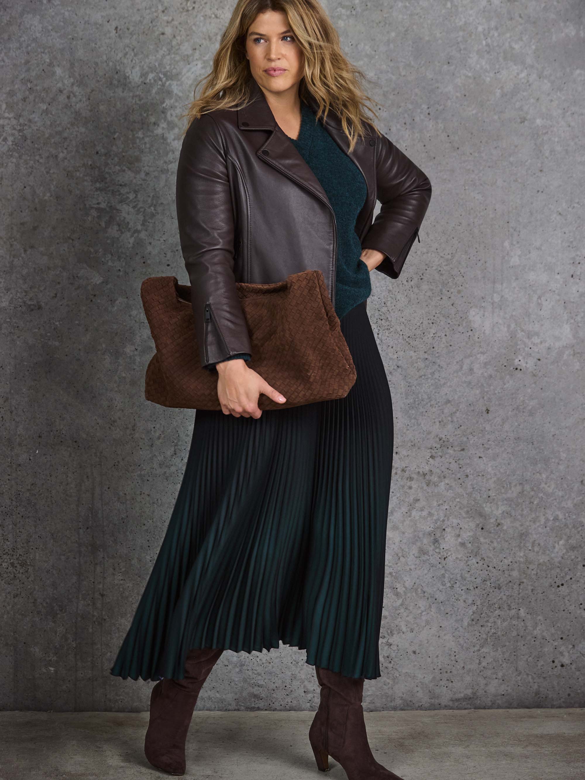 Chocolate Leather Jacket