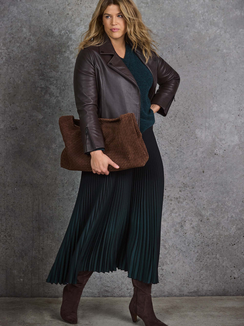 Chocolate Leather Jacket