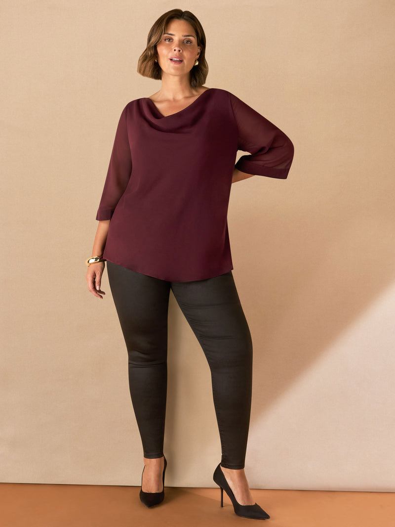 Black Coated Jegging