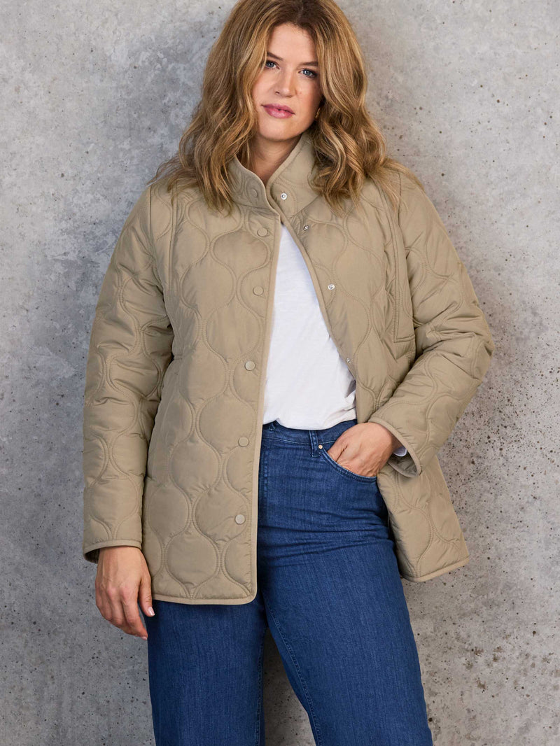 Stone Quilted Jacket