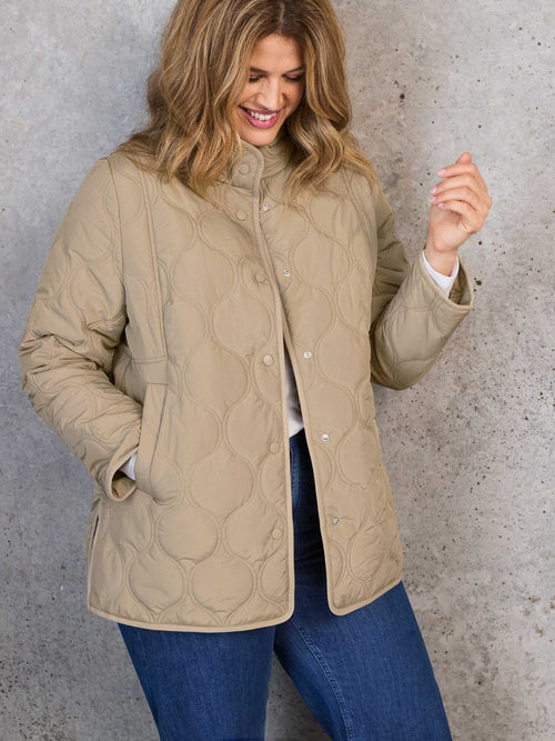 Khaki Quilted Jacket