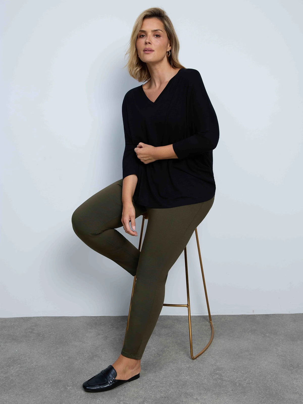 Khaki Regular Jegging