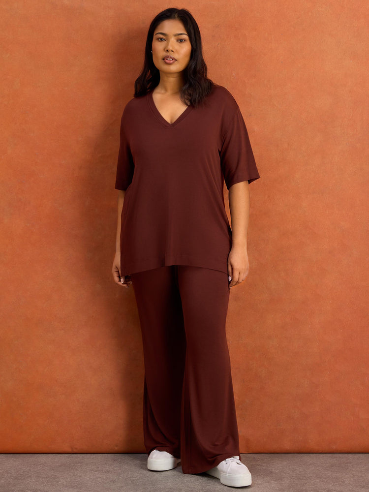Brown Supersoft Drawstring Trouser