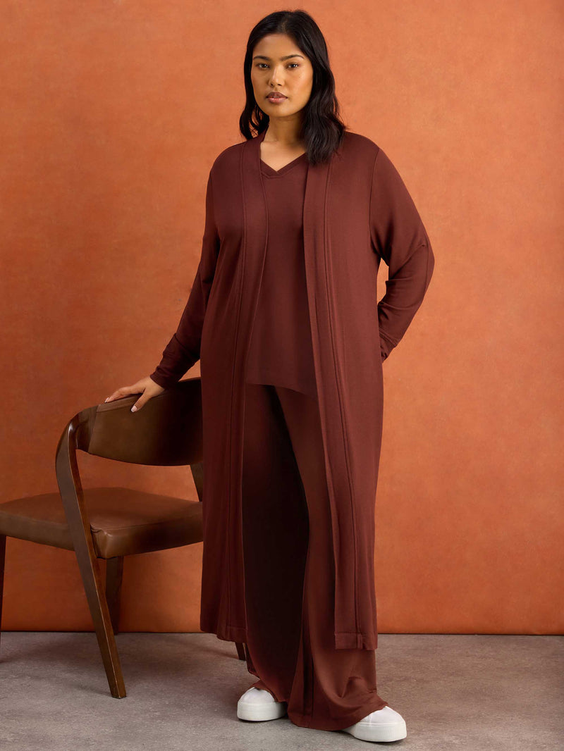 Brown Super Soft Cardigan