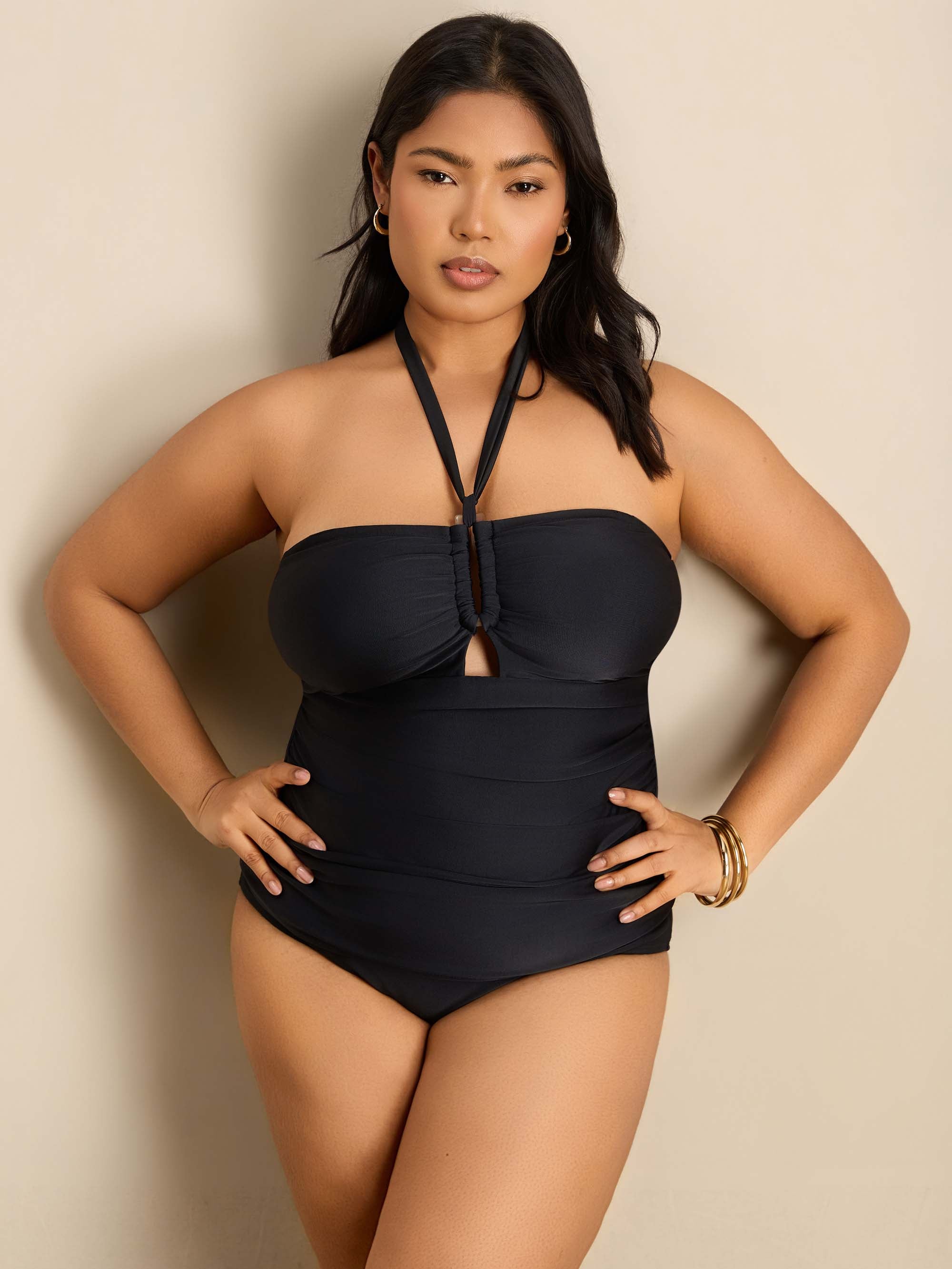Black Tankini Bottoms