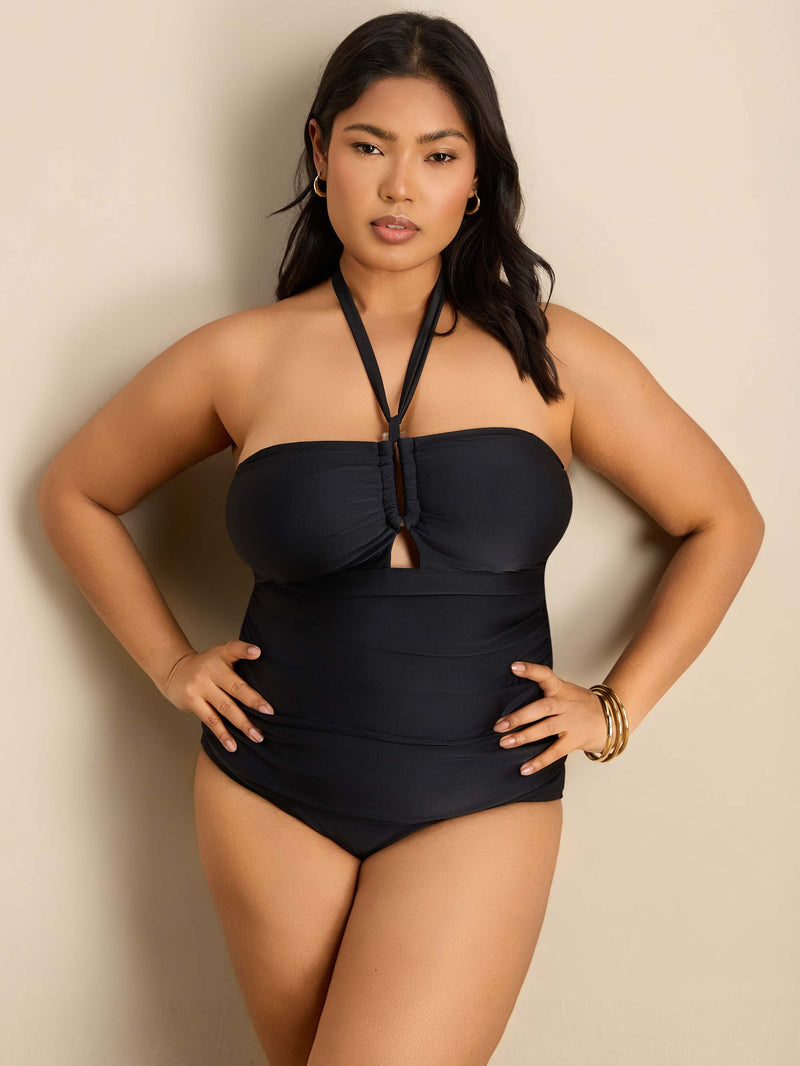 Black Tankini Bottoms