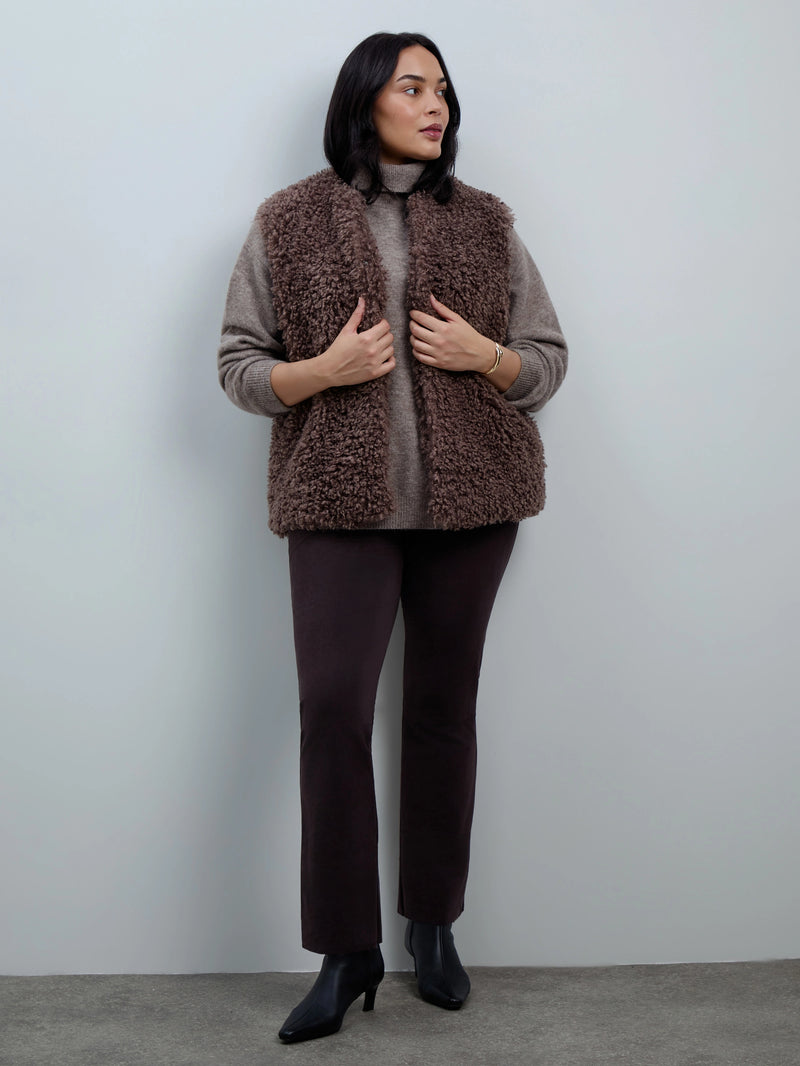 Mink Faux-Fur Gilet