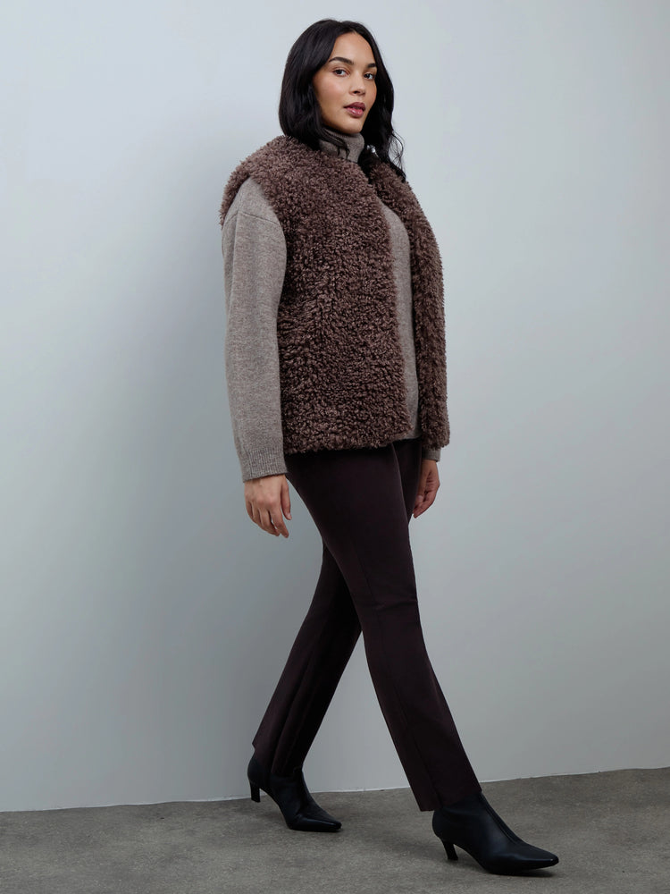 Mink Faux-Fur Gilet