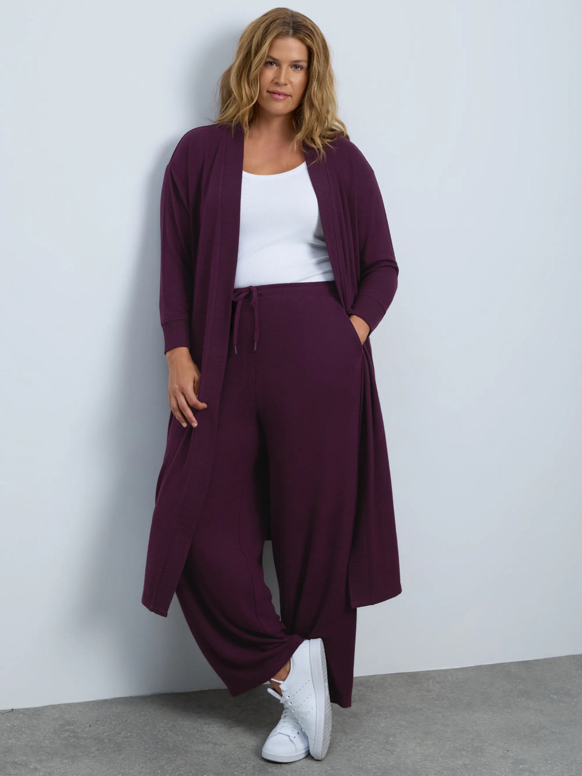 Plum Supersoft Cardigan