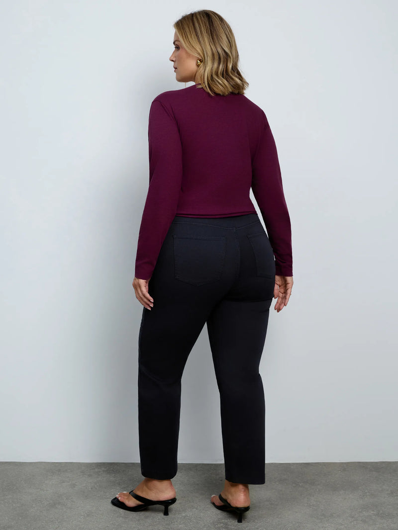 Black Straight Leg Jegging