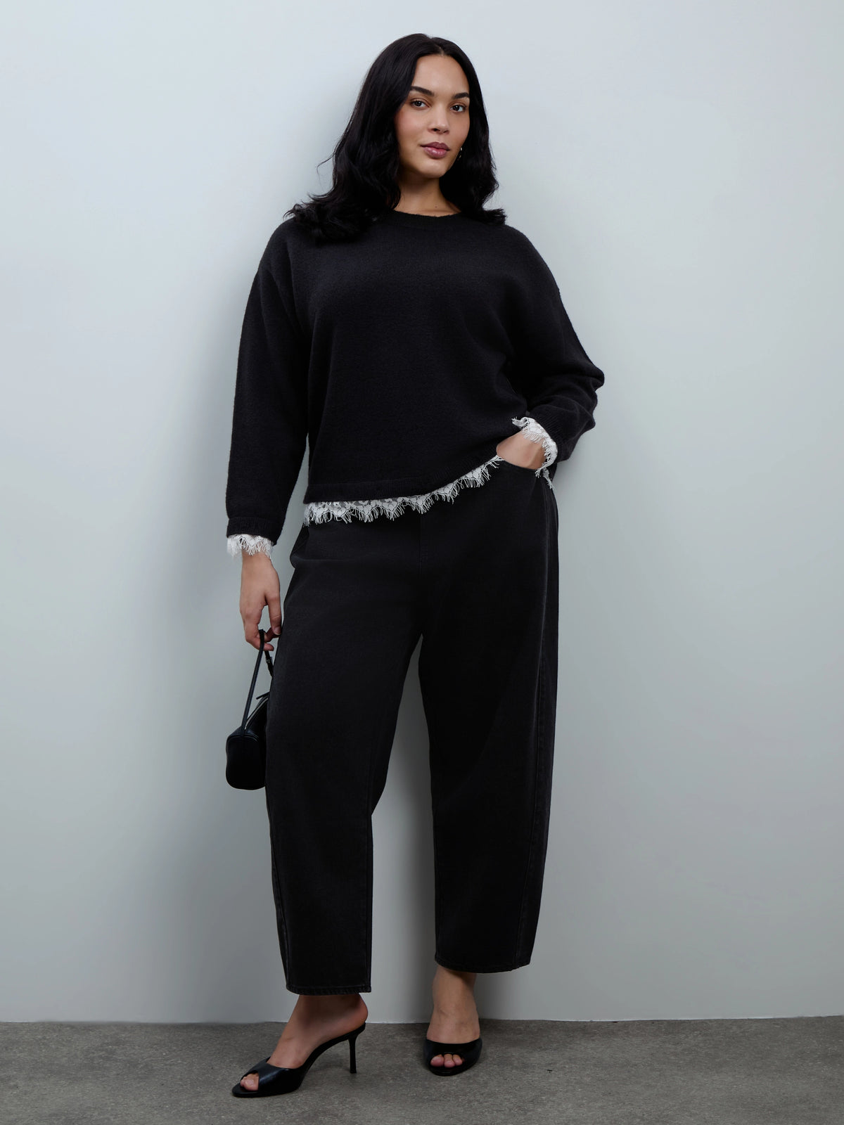 Lace Trim Jumper
