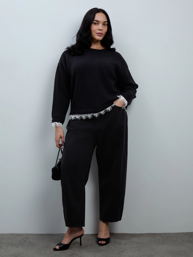 Lace Trim Jumper