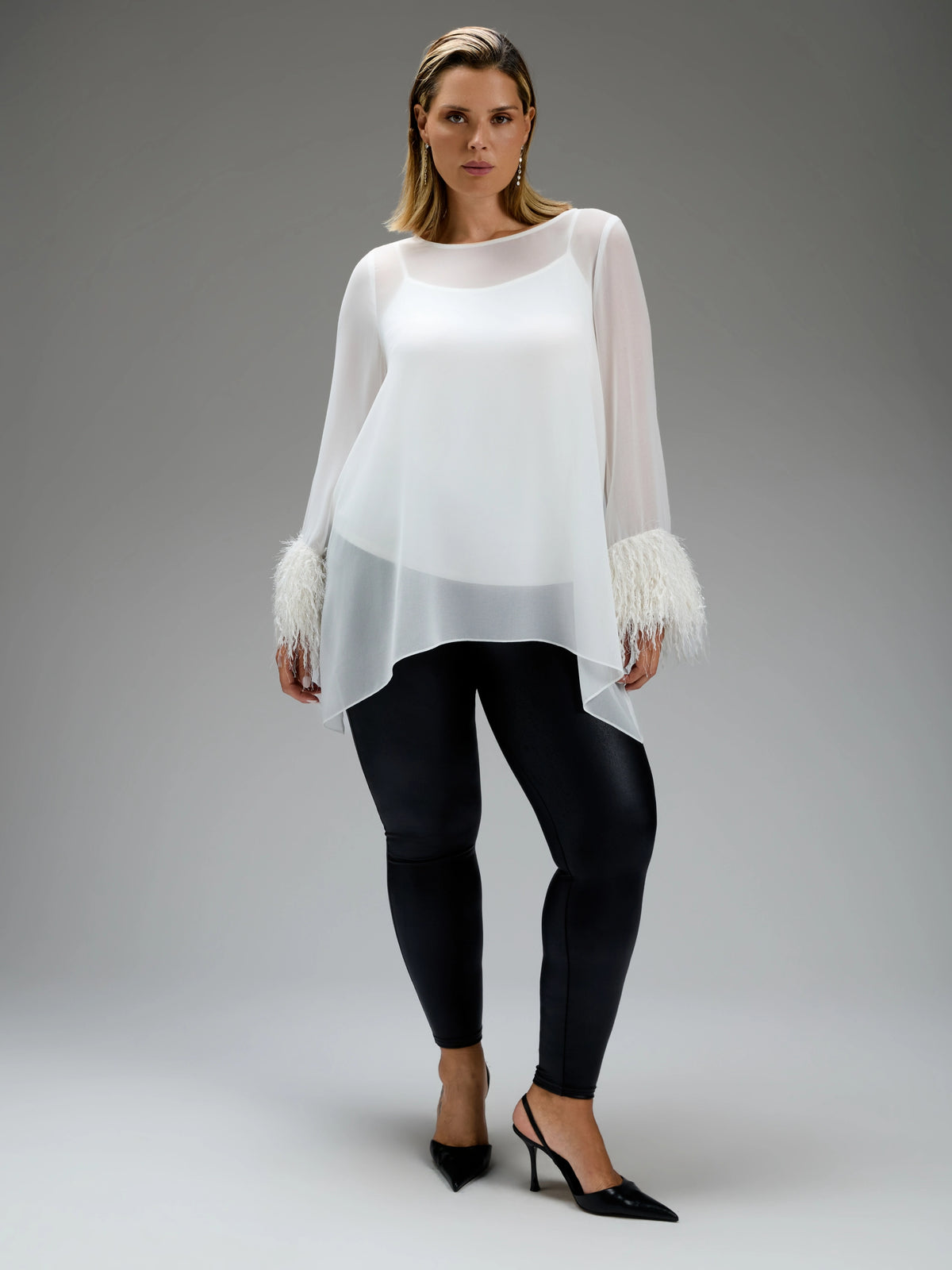 Black Faux Leather Legging