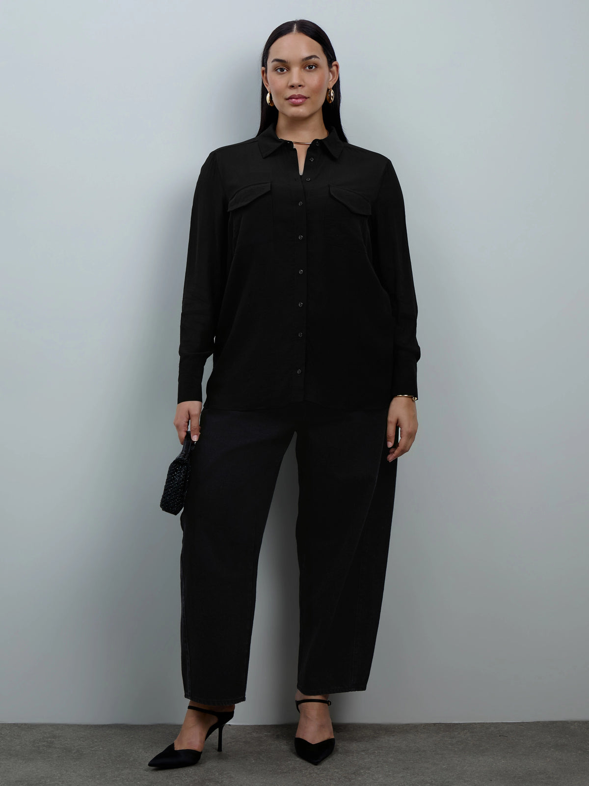 Black Patch Pocket Shirt