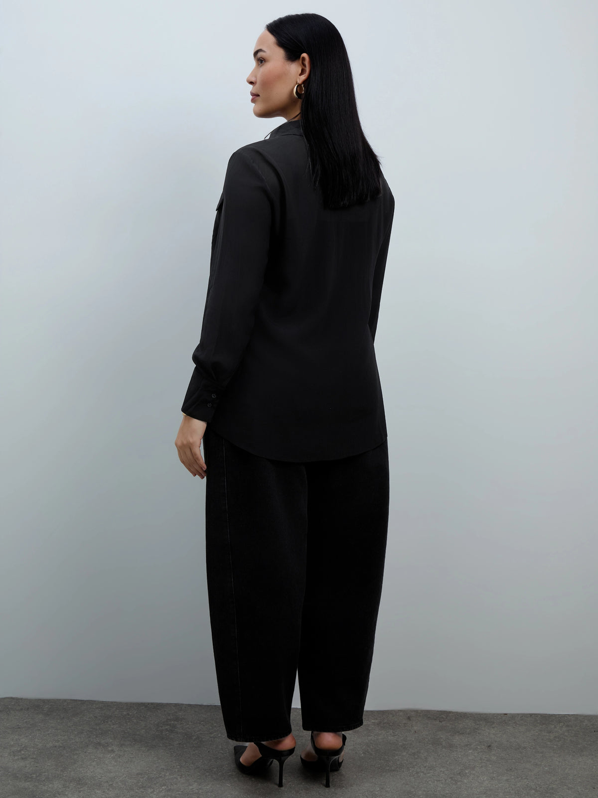 Black Patch Pocket Shirt