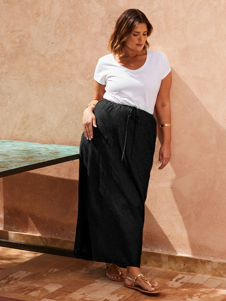 【deres】11th linen skirt 1T blacklinenskirt_1_grande.jpg?v