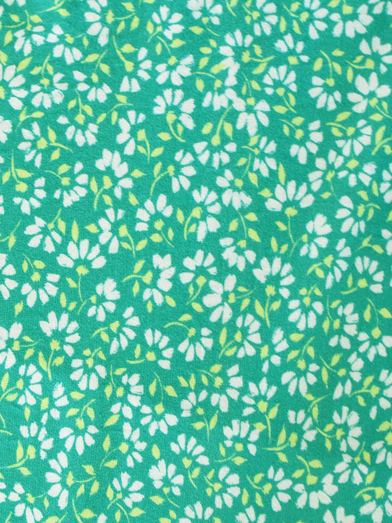 Green Ditsy Jersey Blouse