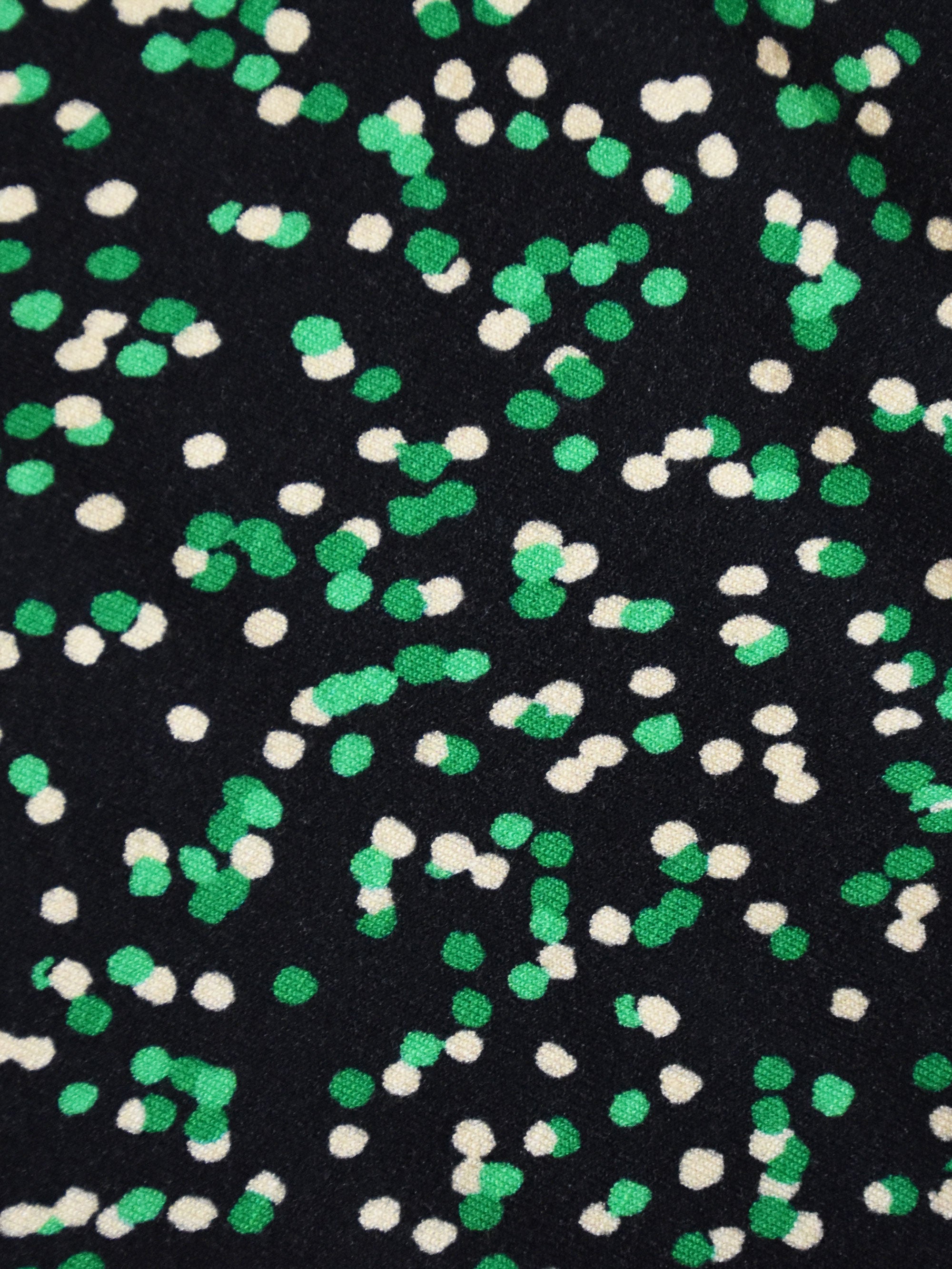 Green Spot Print Jersey Shirt